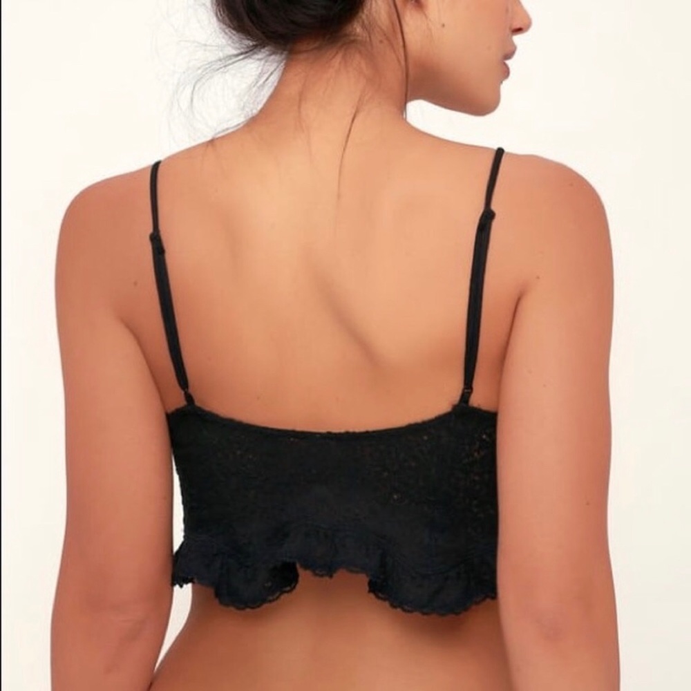 Free People Fleur De Lys Lace Crop Cami 3 Pair NWT - Picture 6 of 6